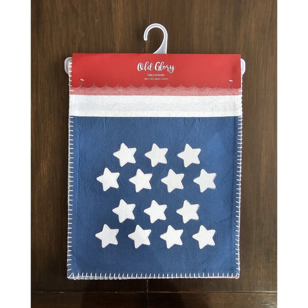 Old Glory Table Runner-Brand New With Tags